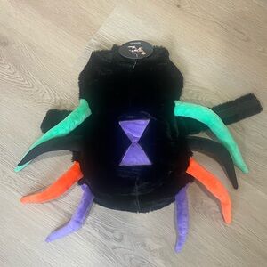 Spider Costume for dog- Black with Multicolor Legs